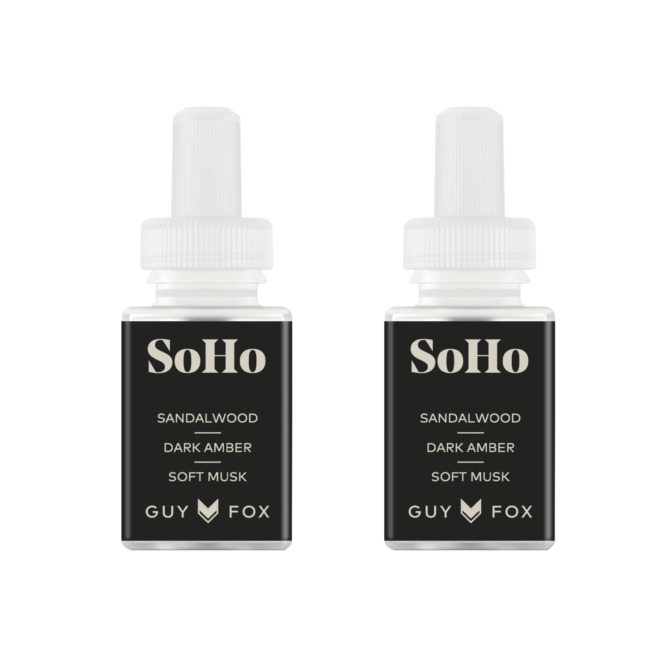 Pura and Guy Fox - Fragrance for Smart Home Air Diffusers - Room Freshener - Aromatherapy Scents for Bedrooms & Living Rooms - Odor Eliminator - 2 Pack - SoHo